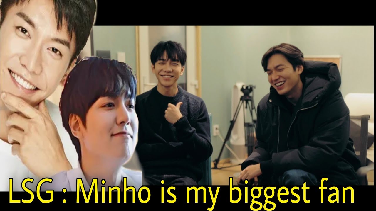 Lee min Ho fanboying drunk Lee seung gi