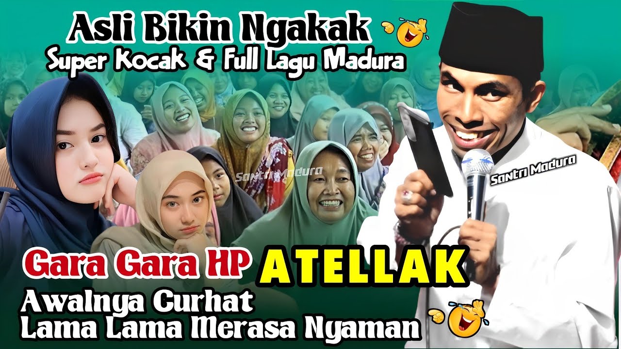 Super Kocak & Lagu 🤣KH KHOLIL YASIN TERBARU 2024 Atellak Gara-Gara HP
