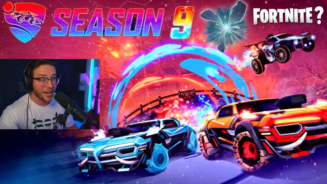 THERE'S A FORTNITE RIFT IN ROCKET LEAGUE??? Season 9 Teaser Trailer Reaction