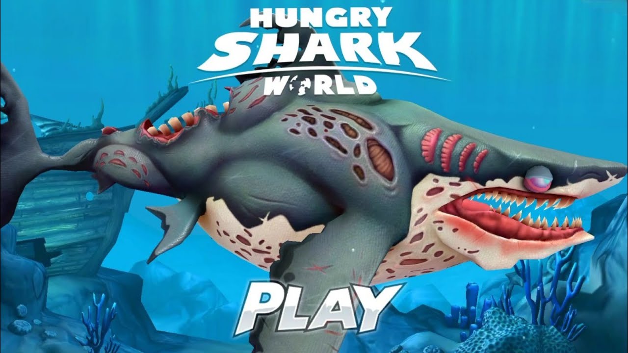 NEW HD ZOMBIE SHARK GAMEPLAY - Hungry Shark World