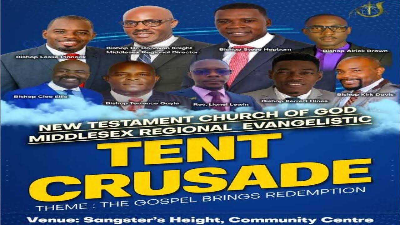 MIDDLESEX REGIONAL EVANGELISTIC TENT CRUSADE |  APRIL 30, 2025