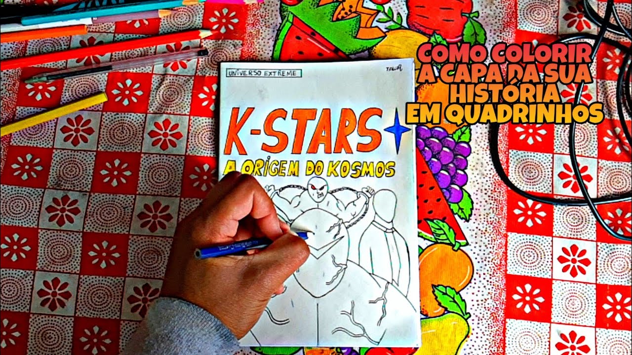 COMO COLORIR A CAPA DE SUA HISTÓRIA EM QUADRINHOS ?