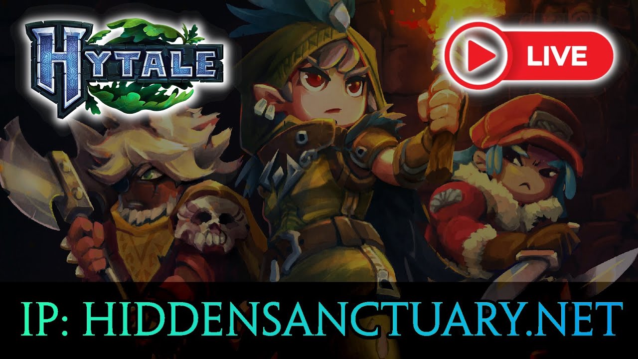 Hiddentale - A Hytale Modded Server - Getting The Best Pickaxe & Building a Barn