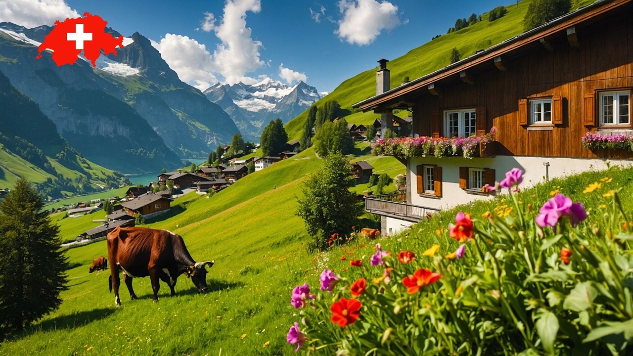 Most Beautiful Villages in Switzerland 🇨🇭 Best Places to Visit in Switzerland 🇨🇭 Swiss Village Tour