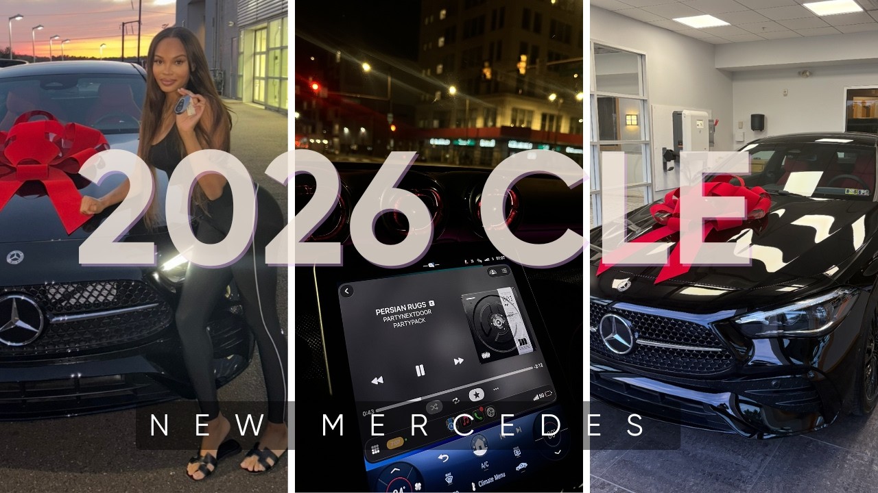 Изогнутая крыша. Купите новый автомобиль! Mercedes CLE 2026 года.