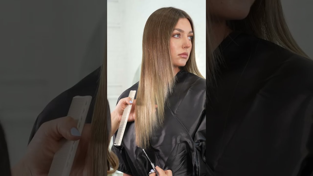 Sunkissed hair tutorial with gradient balayage