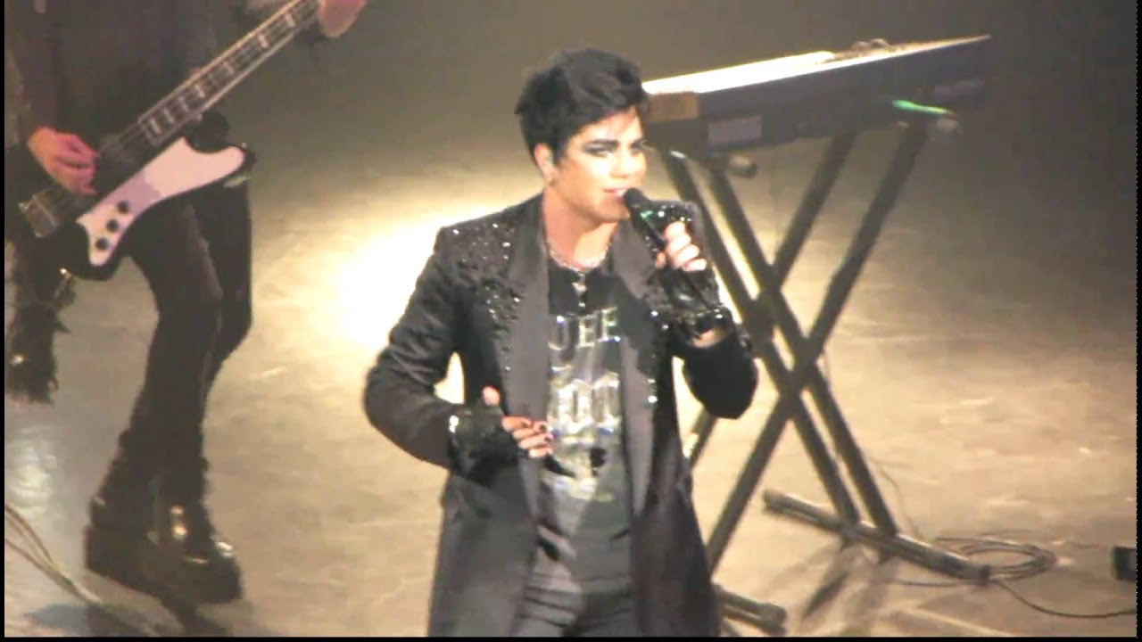 Funny Adam Lambert - HD - Music Again with Disco Intro - River Rock Casino - Vancouver Canada