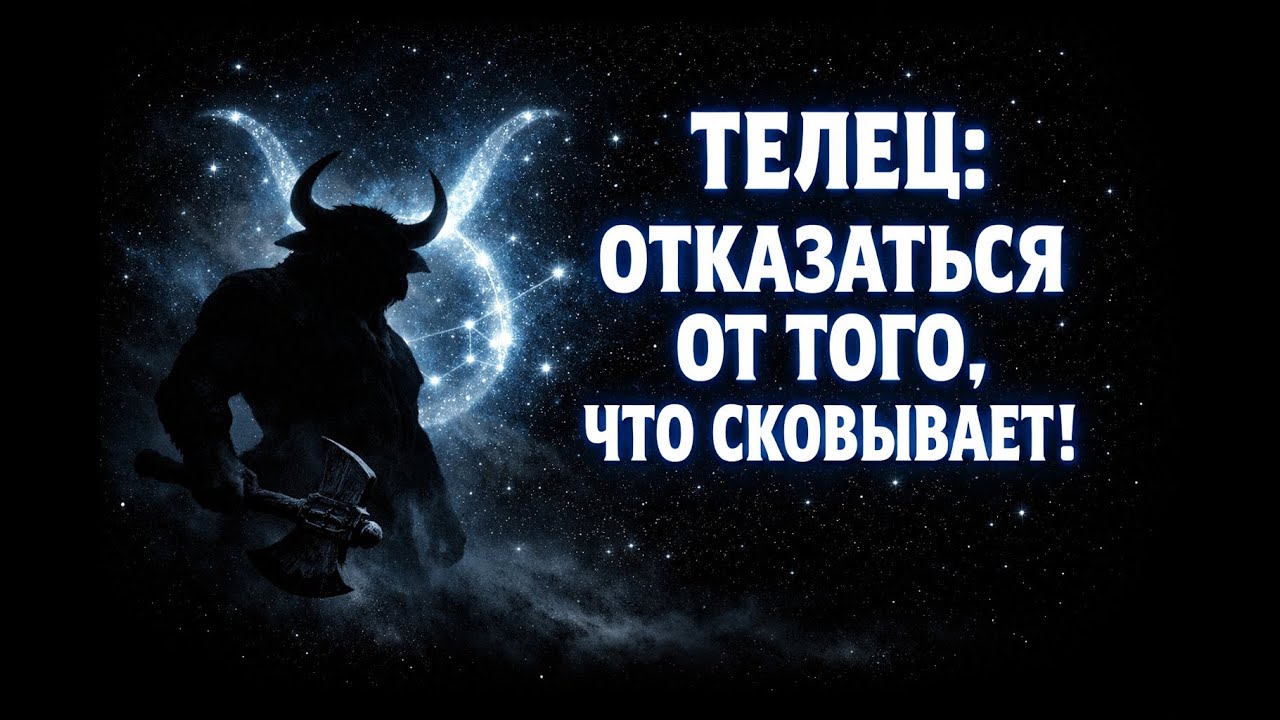 ТЕЛЕЦ: ТЫ ТОЧНО ХОЧЕШЬ УДЕРЖАТЬ ТО, ЧТО ТЕБЯ СДЕРЖИВАЕТ? Гороскоп