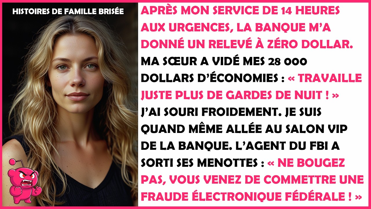 Après mon service aux urgences, j’ai vérifié le fonds pour la chirurgie de papa : Vidé.