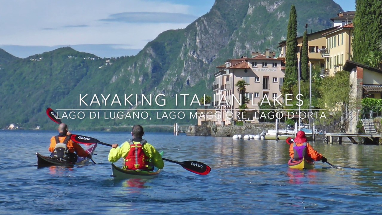 Kayaking Italian Lakes Lugano Maggiore Orta