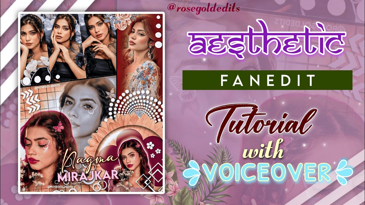 Instagram editing tutorial || Fanpage Editing ideas || Rosegoldedits