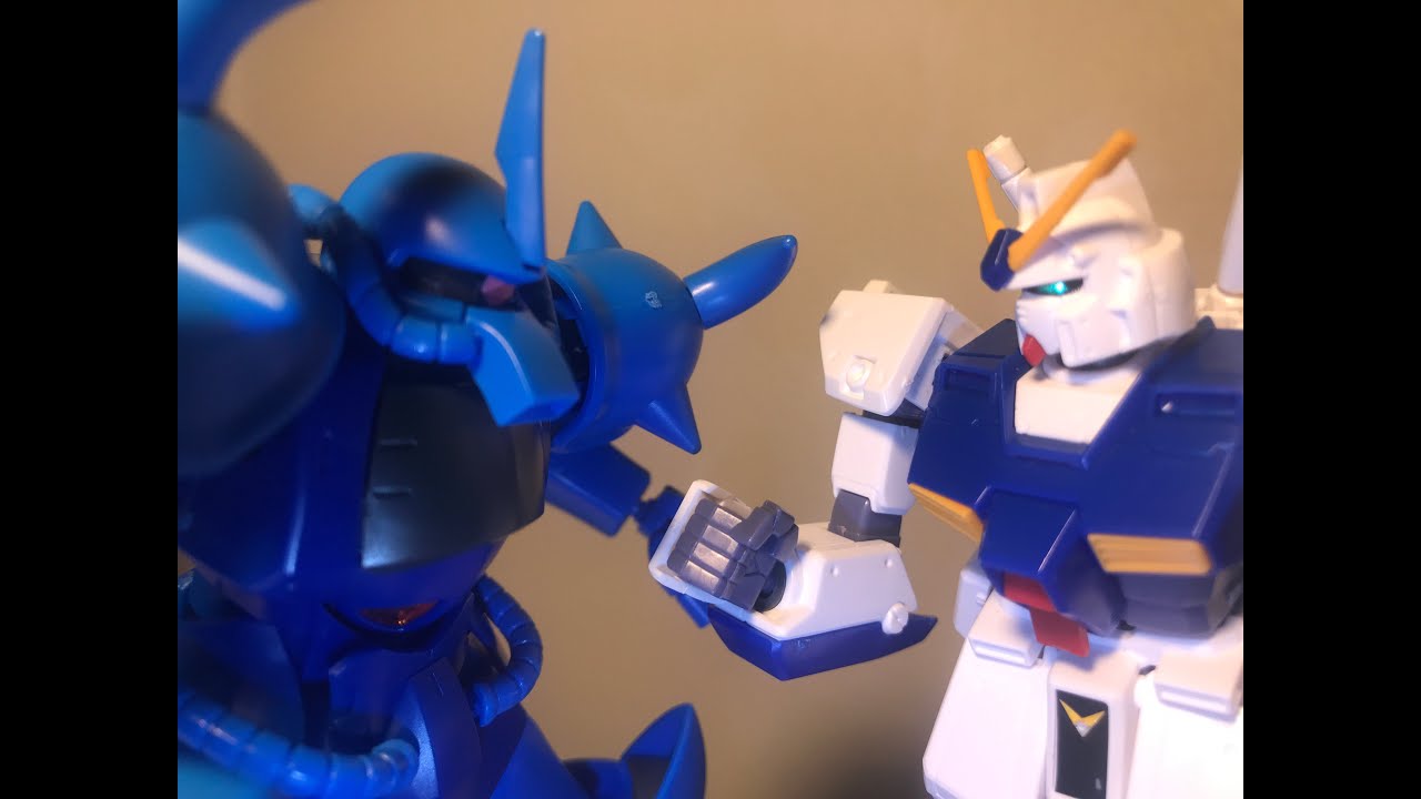 Stopmotion - NT1 alex VS Gouf - Gundam animation