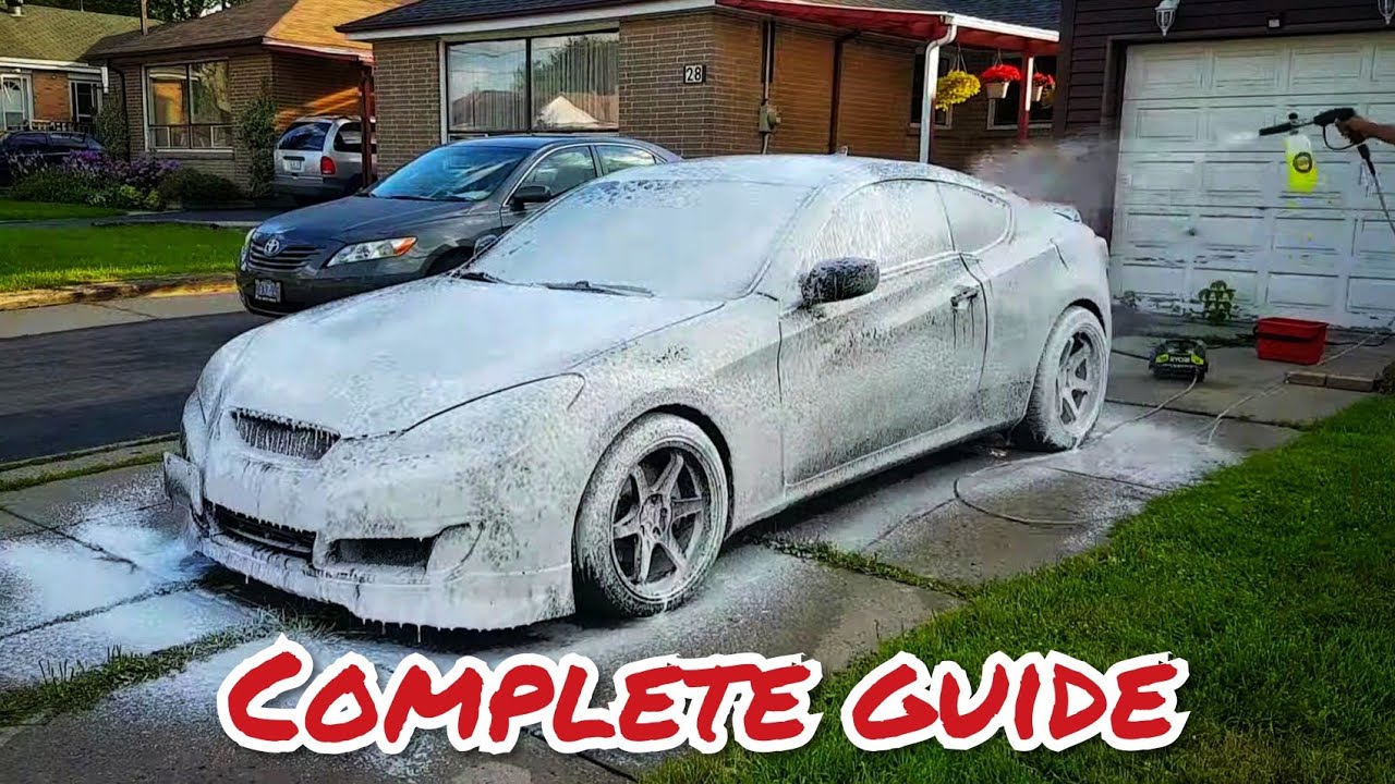 Exterior Detail Car Wash Super Clean | Genesis Coupe