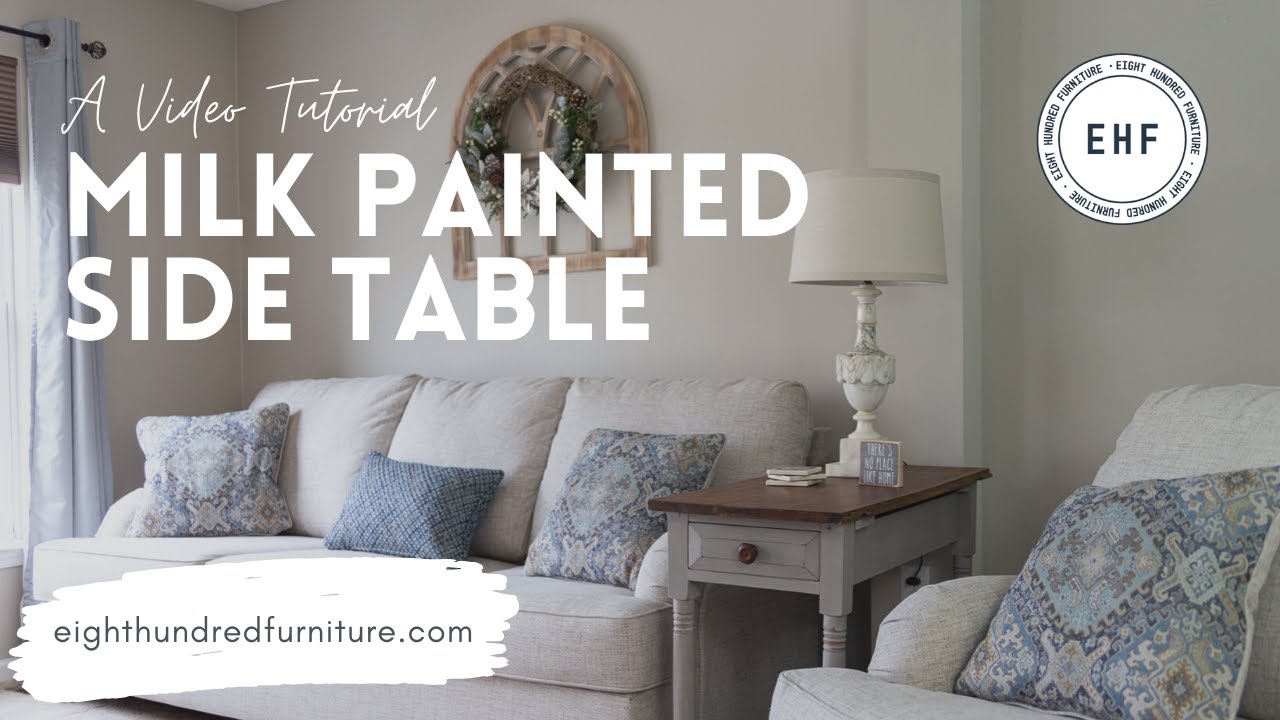 Miss Mustard Seed's Milk Painted Side Table - Part 1