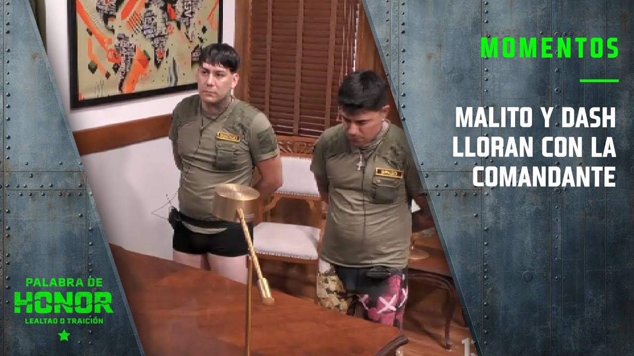 Malito y Dash lloran con la Comandante | Palabra de Honor | Canal 13
