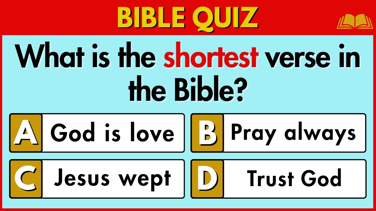 25 Bible Questions to Test Your Bible Knowledge | The Ultimate Faith Challenge! 🏆#biblequiz