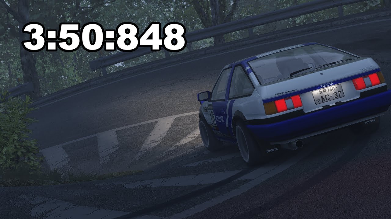 Irohazaka Ae86 Tuned (3:50:848)