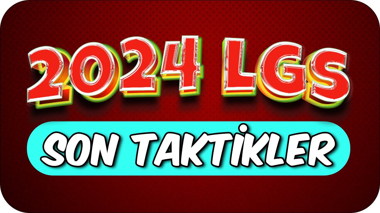 2024 LGS'DE KAÇIRMAMAN GEREKEN TÜM TAKTİKLER❗ 💥