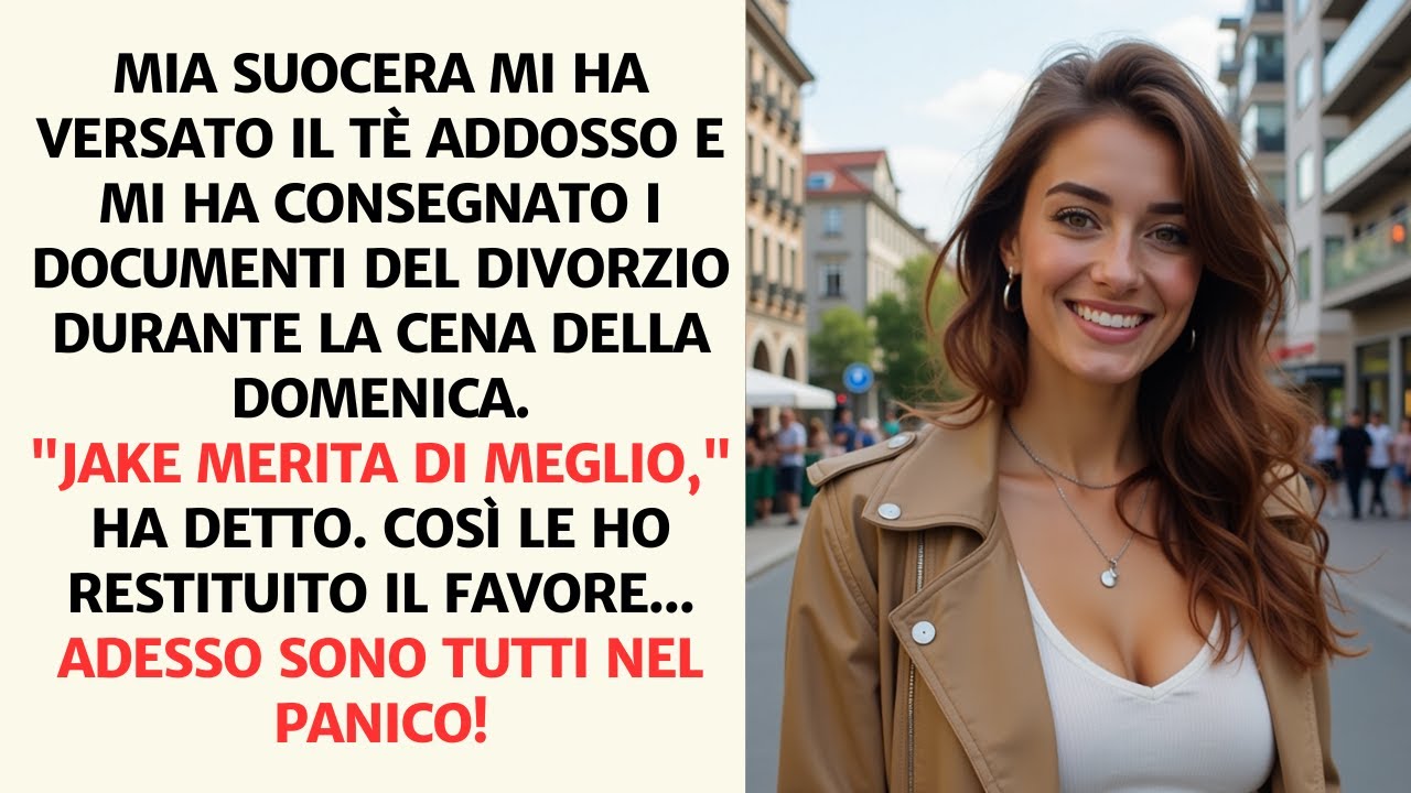 Mia suocera mi ha versato il tè addosso e dato i documenti del divorzio: “Jake merita di meglio”