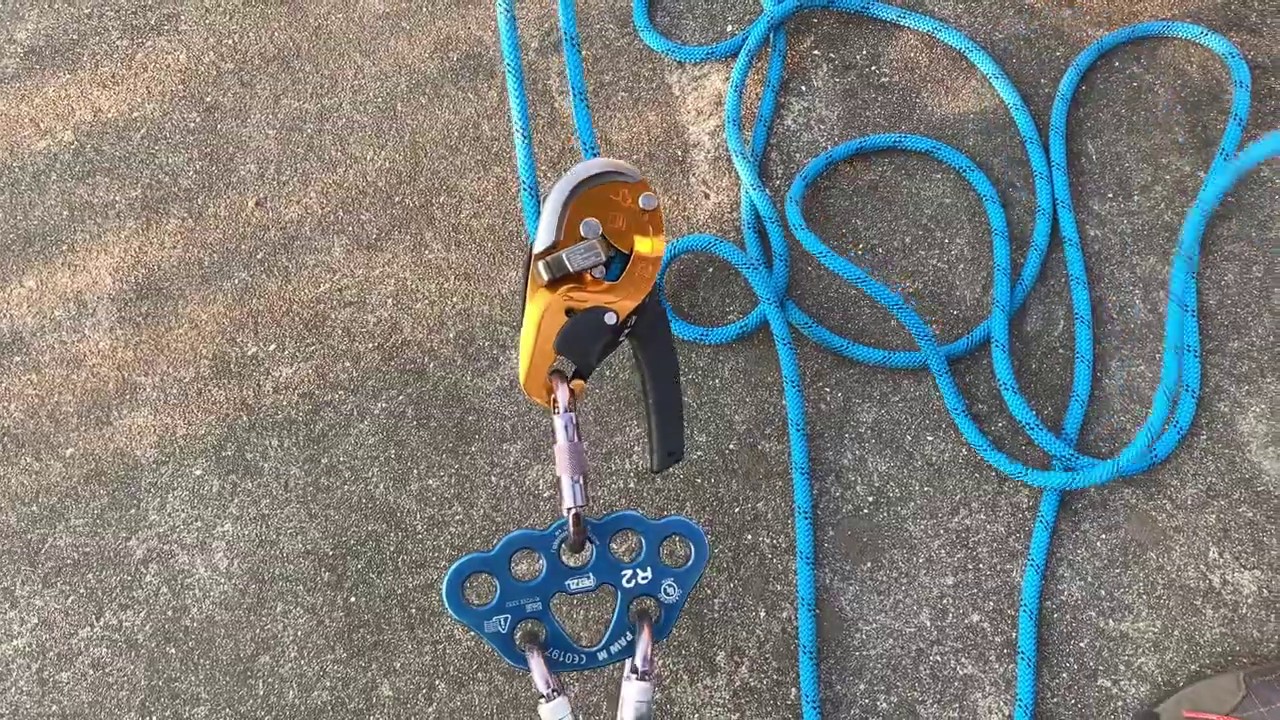 ロープレスキューミニ講座＃５　Petzl　I'D S（現行型）の使用方法