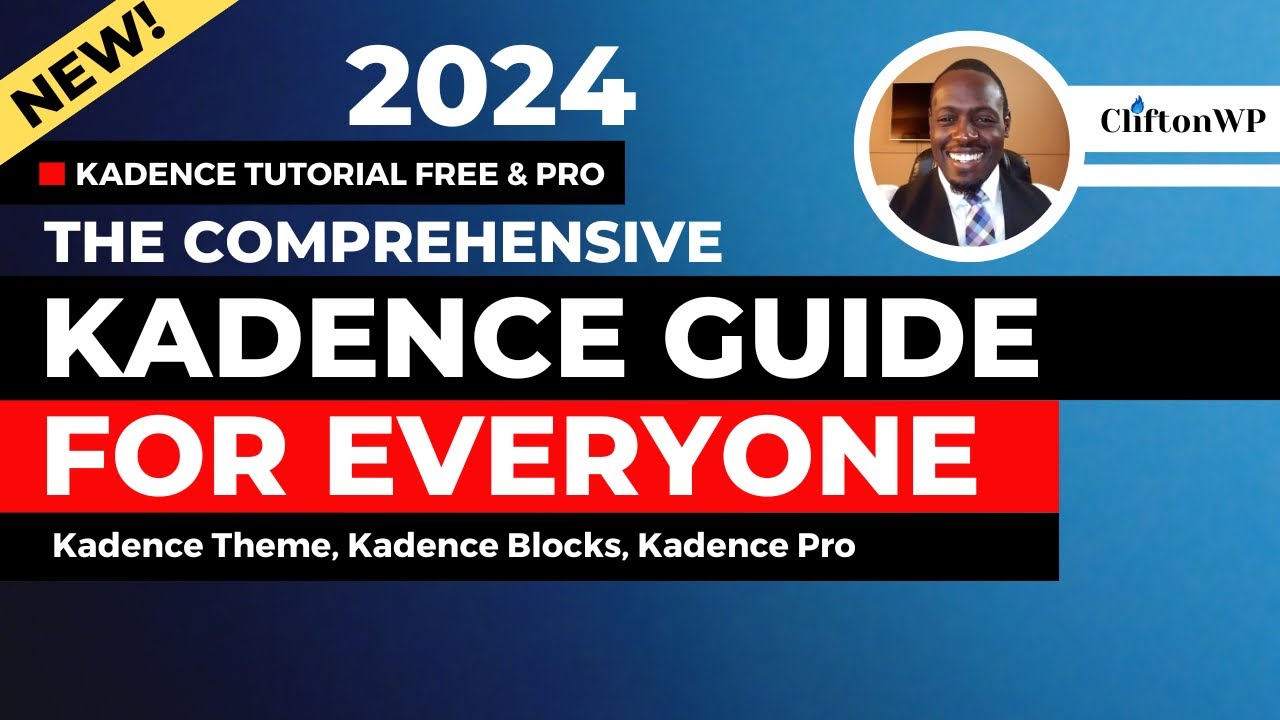 🔥New for 2024🔥 The Complete Kadence Theme and Kadence Blocks Deep Dive Course - Free & Pro Versions