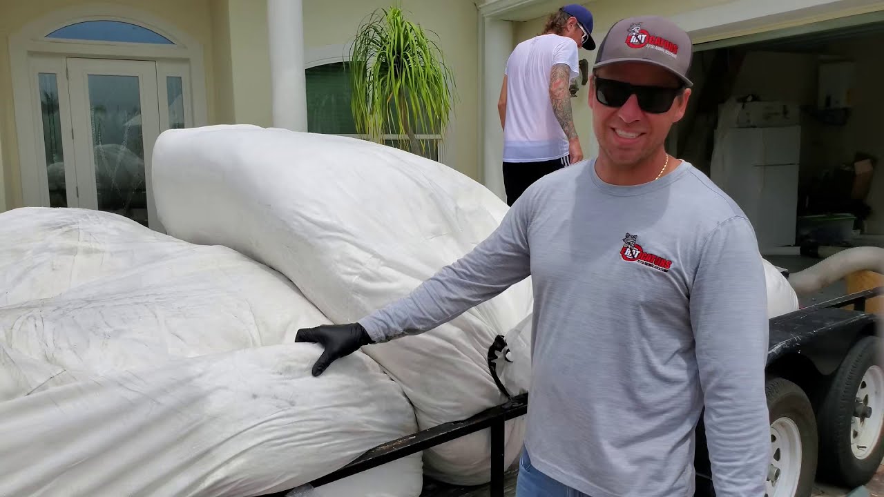 Attic Restoration Insulation Install - Attic Decontamination - Insulation Removal