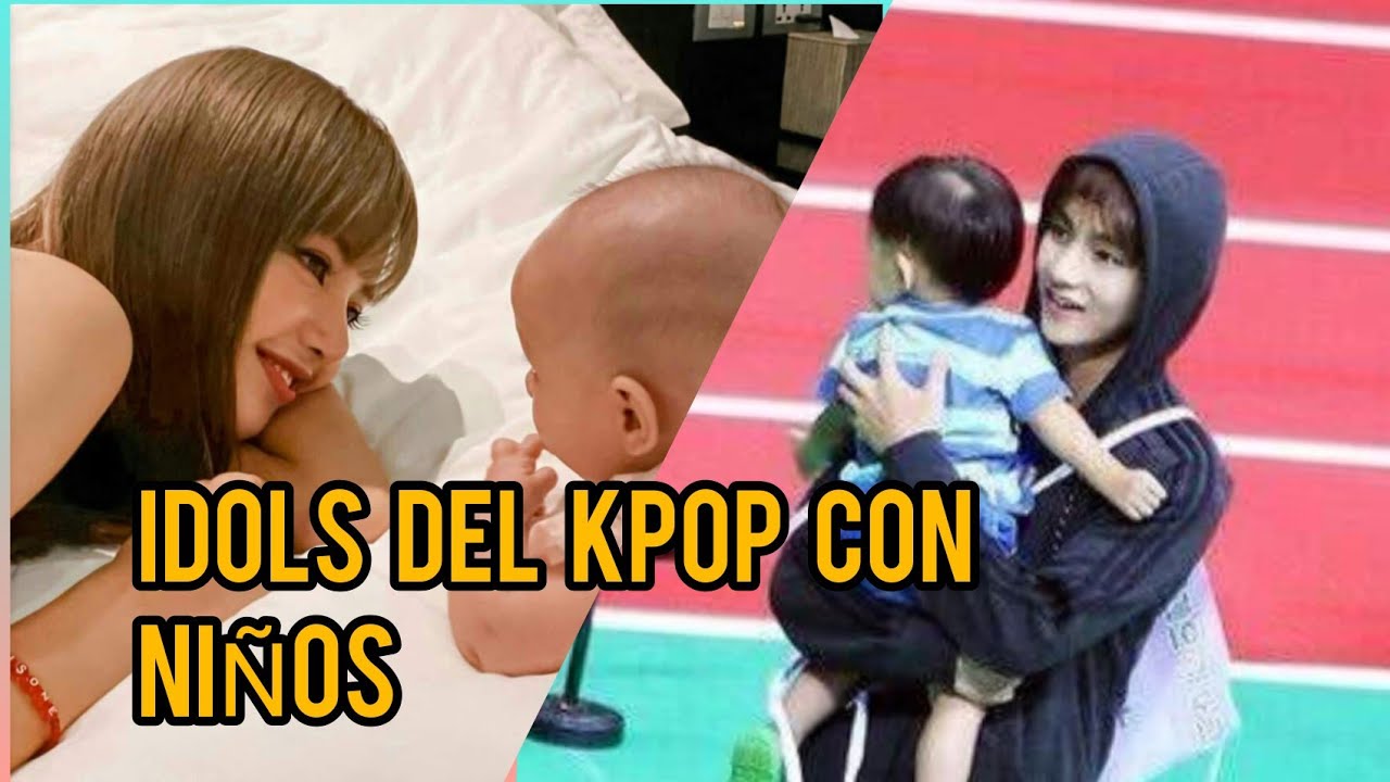 IDOLS DEL KPOOP INTERACTUANDO CON NIÑOS