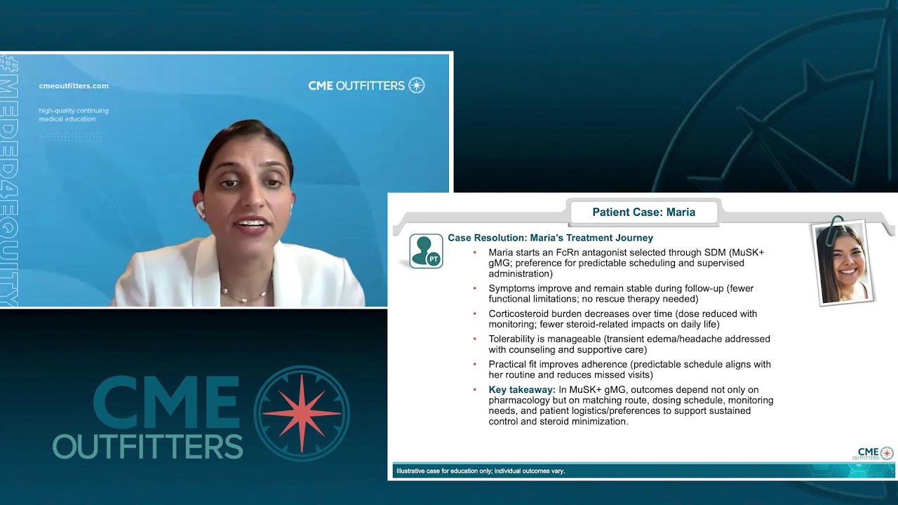 Watch Now: Personalizing Therapy in a Complex MuSK+ Patient.