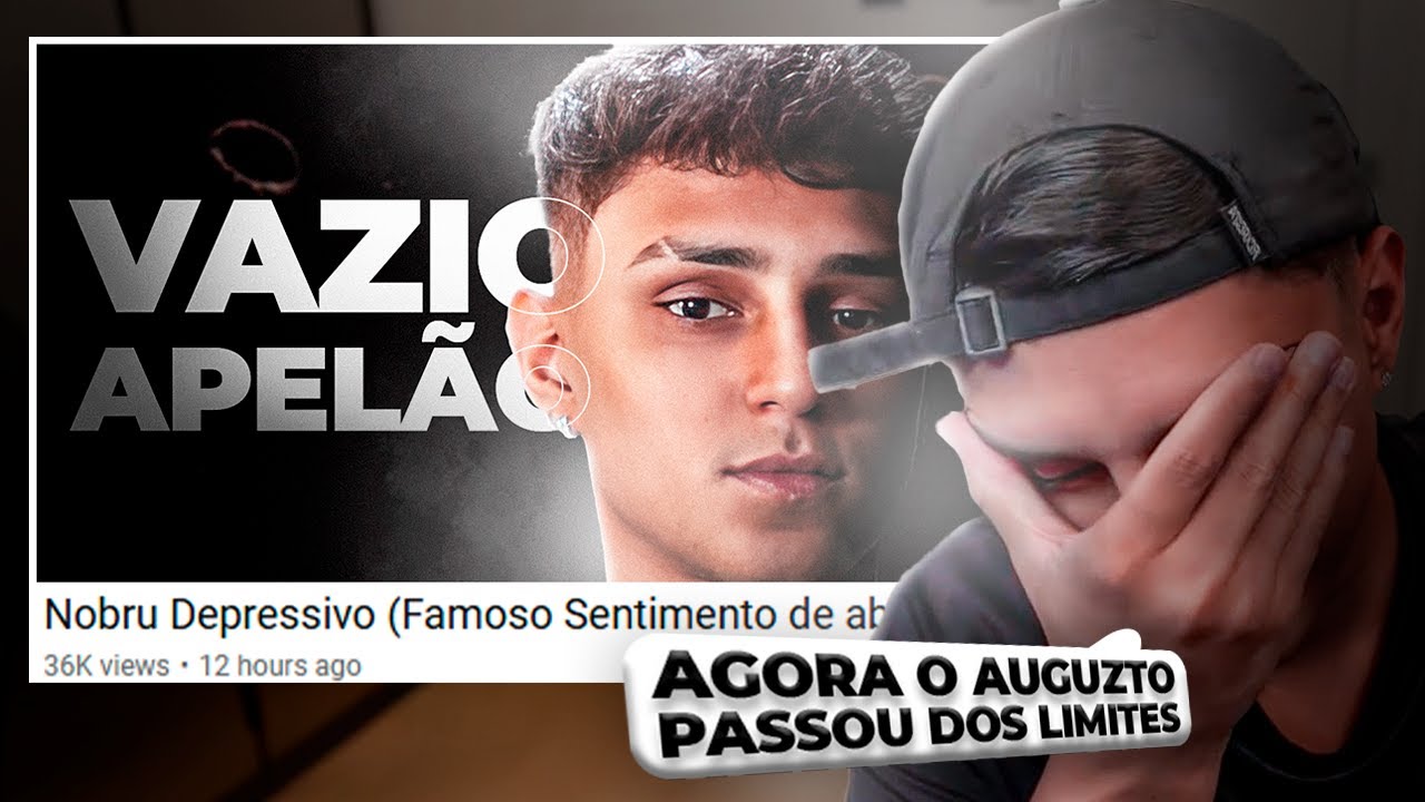 Nobru reagindo ao meu vídeo: Nobru Depressivo (Famoso Sentimento de abandono)