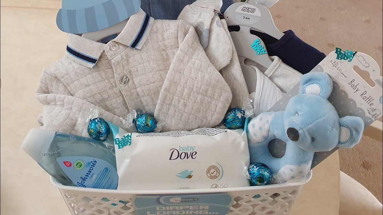 Baby boy gift hamper