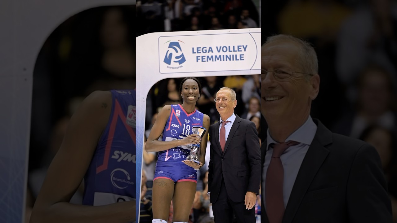 😍⭐️PAOLA EGONU MVP SUPERCOPPA FINECO🔥🤩 #volleyball #volleyball #volley #mvp #ilovevolley