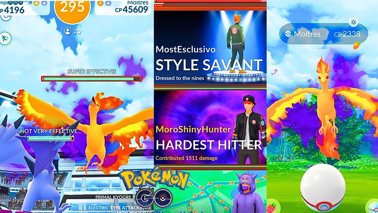 First Time Ever Weather Boost Shadow Moltres Raid in Pok&eacute;mon Go