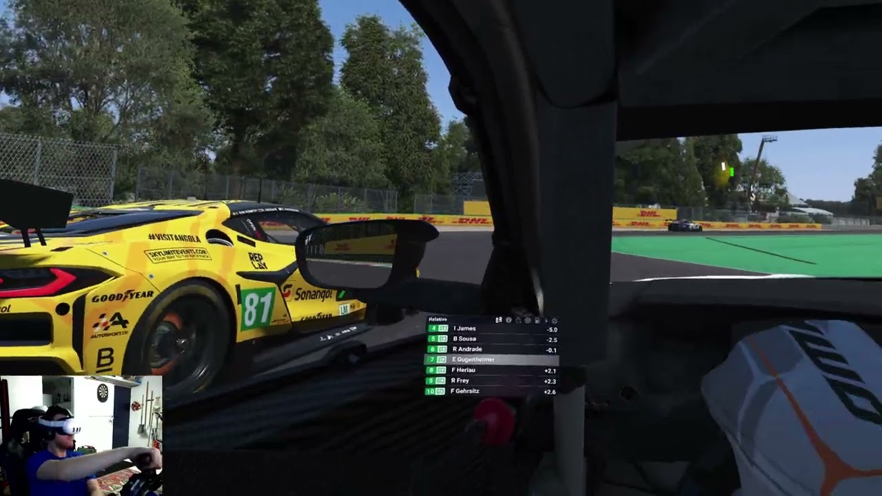 LMU VR Monza GT3 vs Multiclass AI