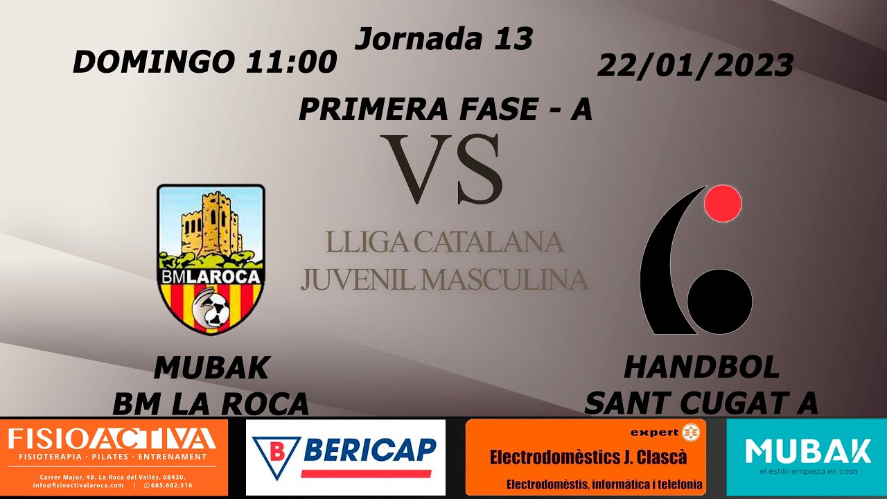MUBAK BM LA ROCA vs HANDBOL SANT CUGAT A