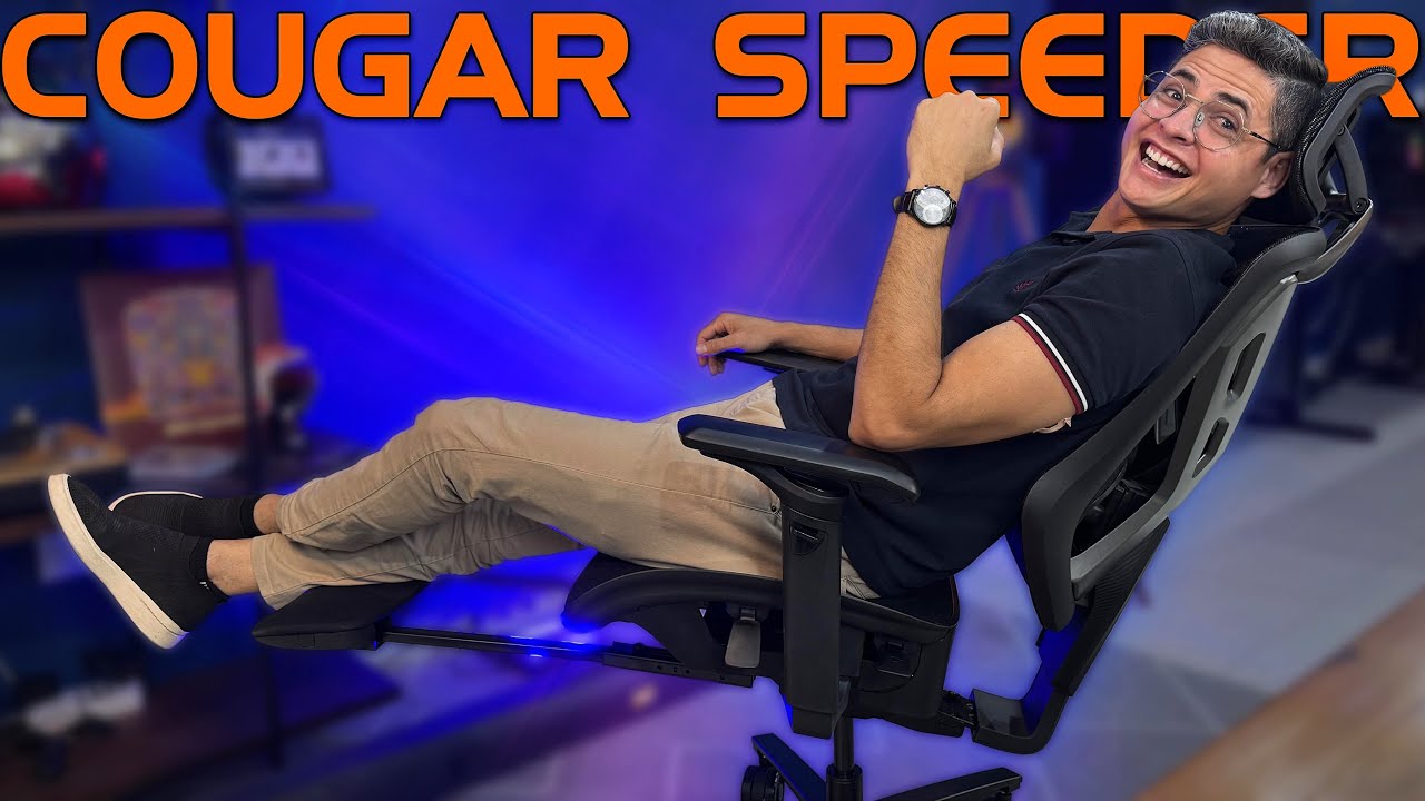 CADEIRA GAMER COUGAR SPEEDER com TELA MESH - Ergonomic Gaming Chair