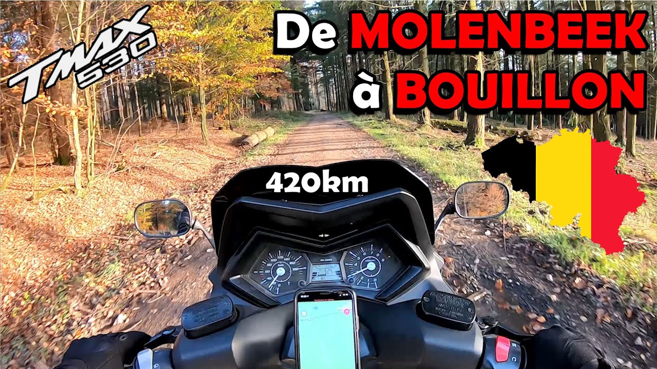 420km 😮 De MOLENBEEK (BXL) au SUD de la BELGIQUE | TMax530