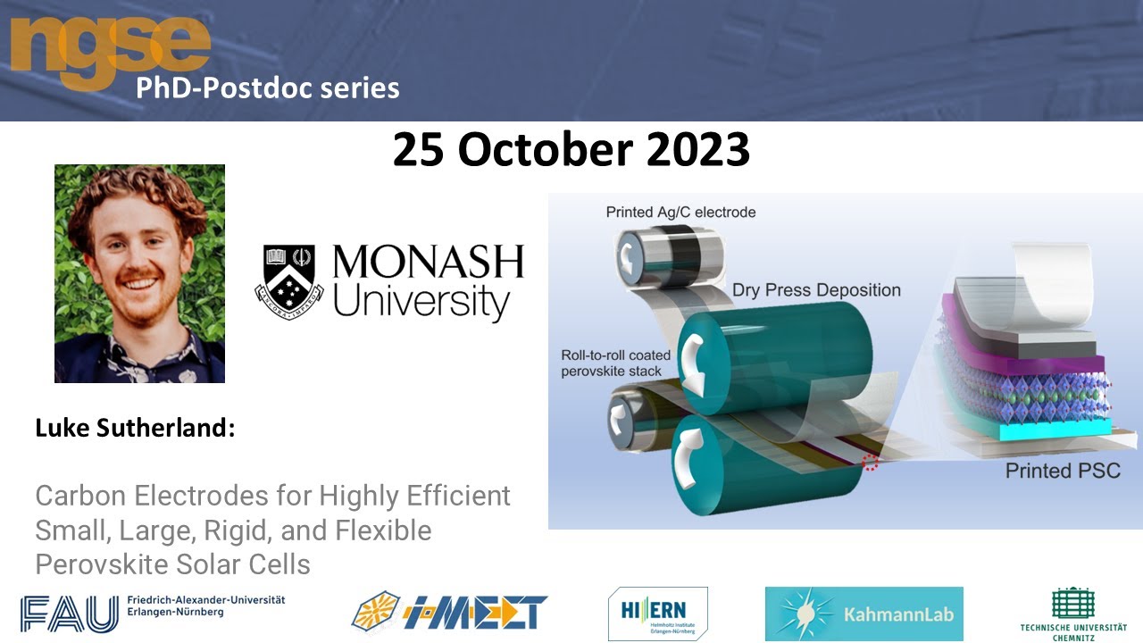 Luke J. Sutherland – Carbon electrodes to replace gold in highly-efficient PSCs