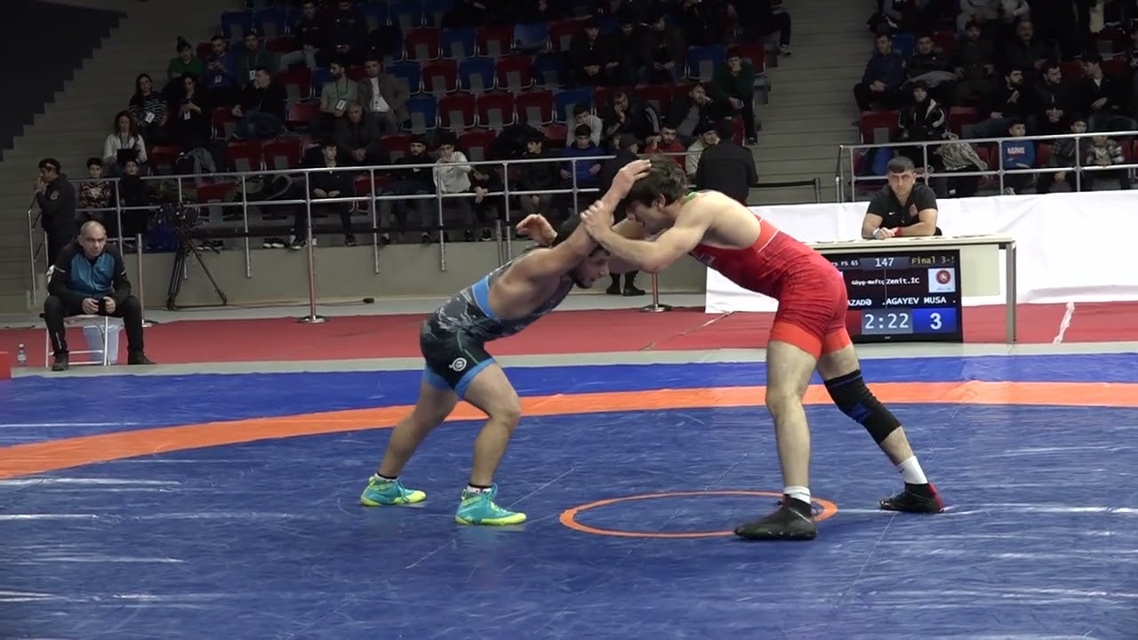 Bronze FS - 65 kg: Ayxan Abdullazadə - Musa Ağayev