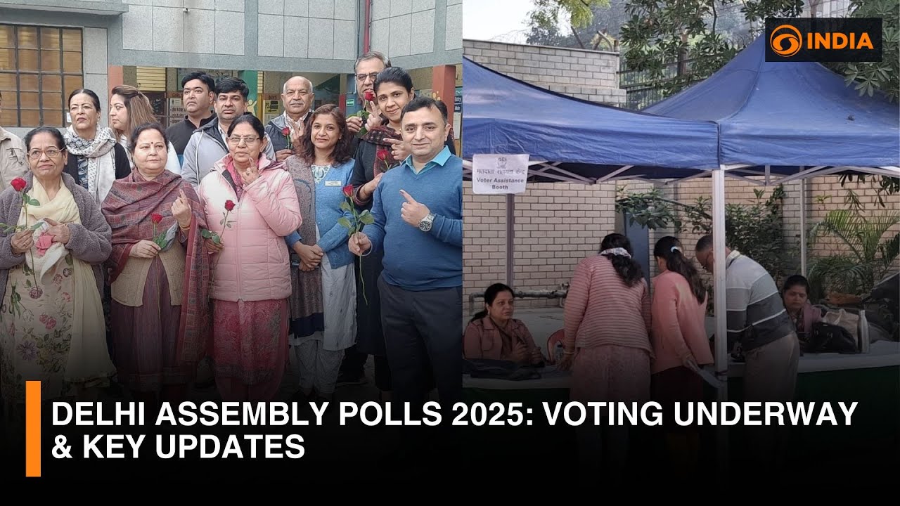 Delhi Assembly Polls 2025: Voting Underway & Major Updates | DD India News Hour