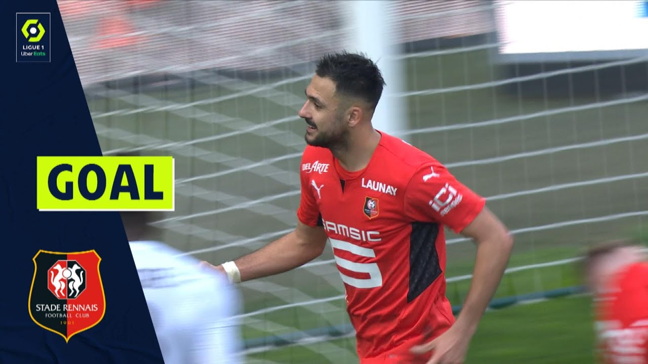 Goal Ga&euml;tan LABORDE (87' - SRFC) STADE RENNAIS FC - ANGERS SCO (2-0) 21/22