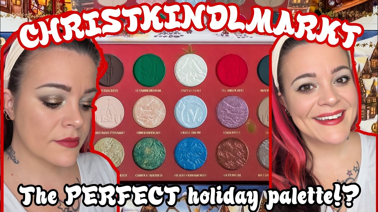 *НОВИНКА* Палитра Nomad Cosmetics CHRISTKINDLMARKT | Свотчи и руководство #thebrutallyhonestbeauty