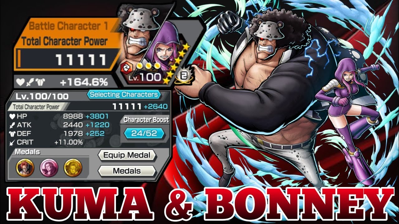 KUMA & BONNEY GAMEPLAY | ONE PIECE BOUNTY RUSH | OPBR