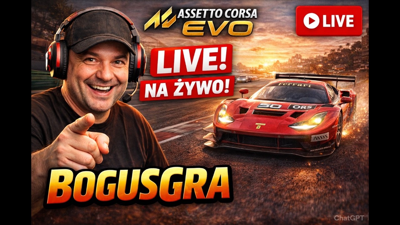 🔴LIVE🔴Sprawdzam Nowy Update 0.5 Assetto Corsa Evo [PC]
