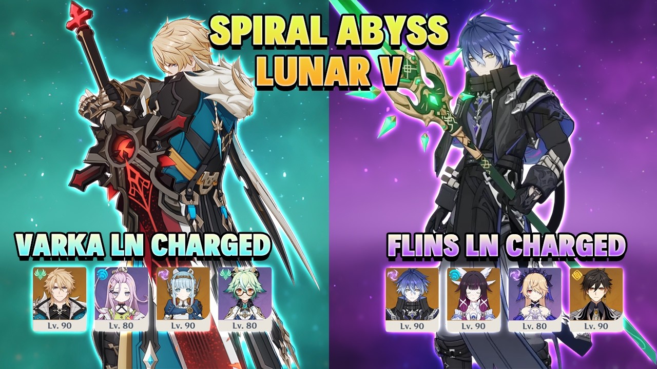 C0 Varka & C0 Flins | Spiral Abyss Lunar V Floor 12 36-Stars | Genshin impact 6.5