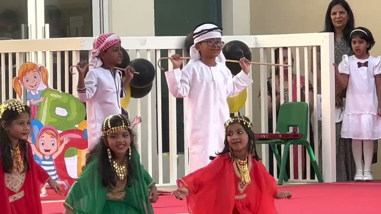 Andrea’s Kindergarten Graduation Day-Arabic Dance @AmbassadorSchoolSharjah
