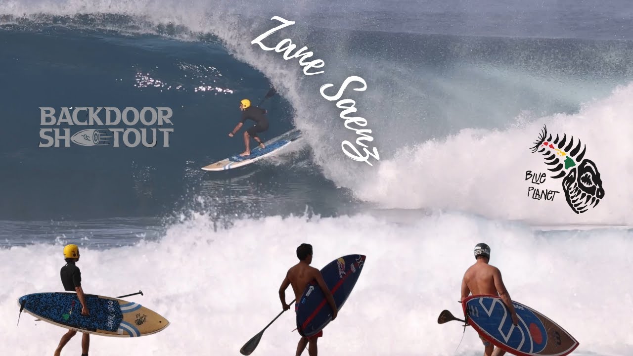 Da Hui Backdoor Shootout- amazing conditions, Zane Saenz makes the SUP surfing finals