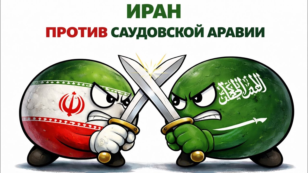 Иран против саудовской Аравии война на карте
