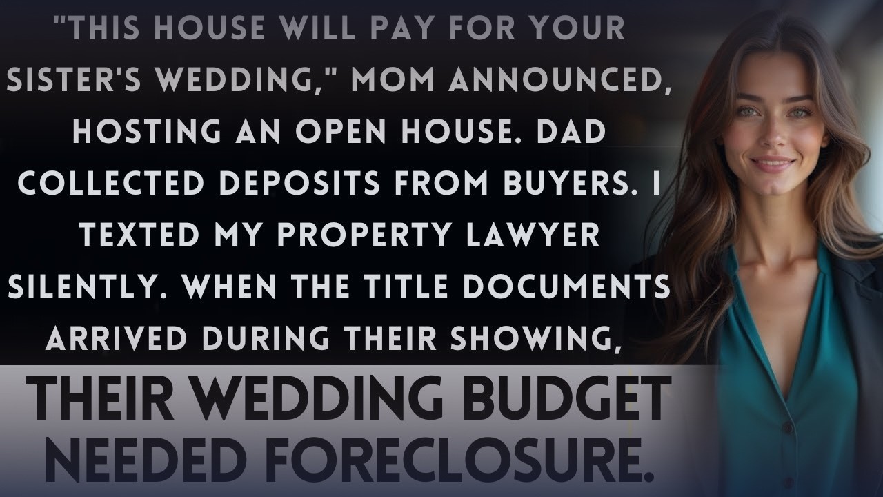 Parents Listed My House for Sister’s Dream Wedding—Until My Real Estate Attorney Crashed the Open...