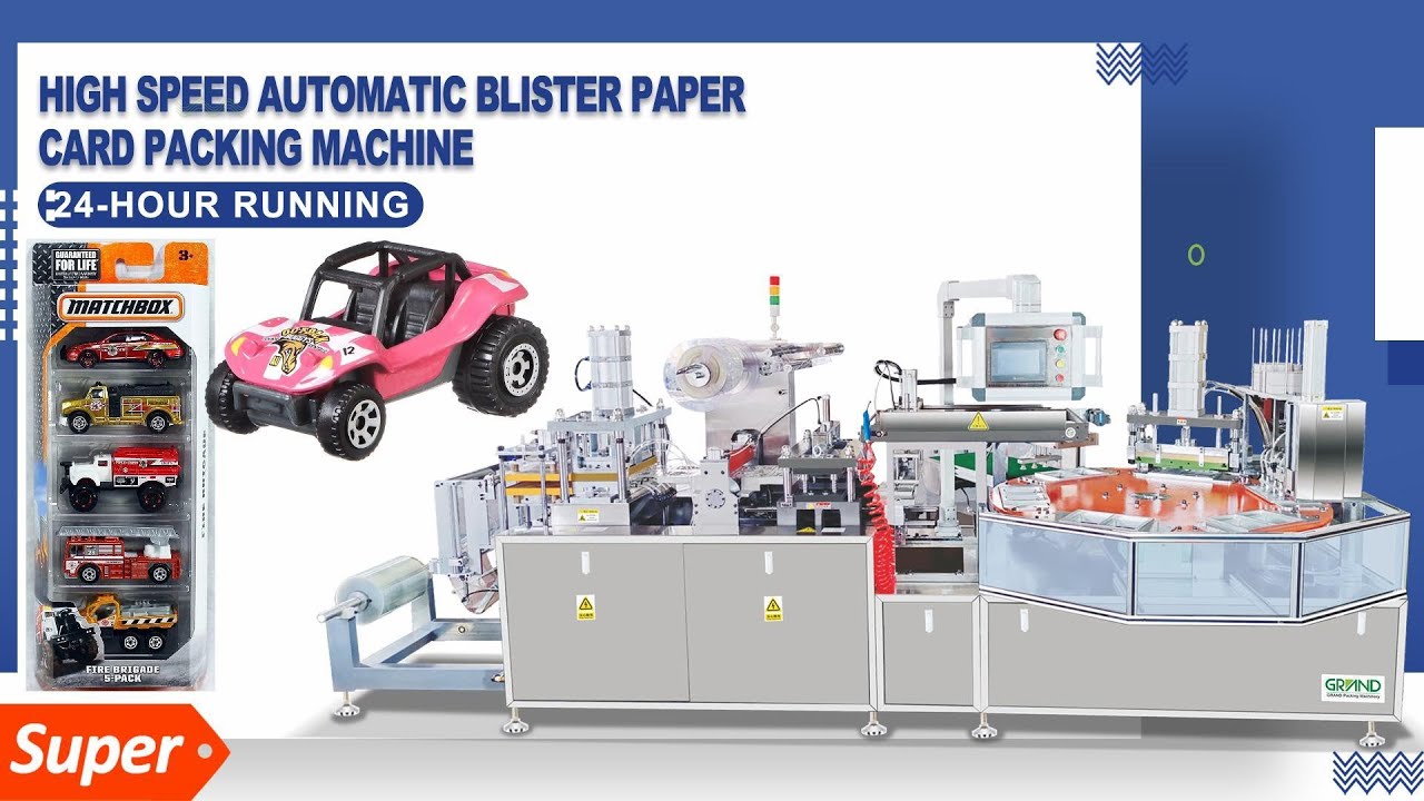 Toy Car Blister Card Packaging Machine