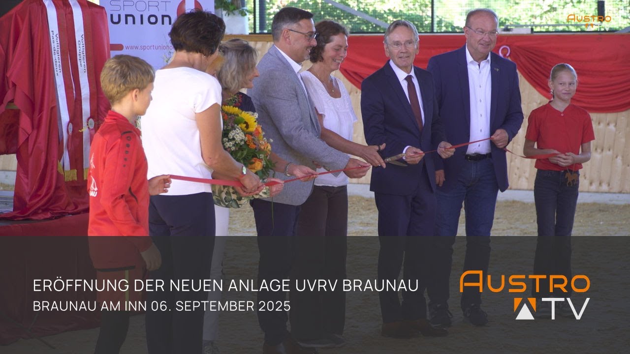 Eröffnungsfeier der neuen Anlage Voltigier & Reitverein Braunau am Inn